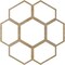 Ekena Millwork Florin Wood Fretwork Pierced Ceiling Medallion, Hickory, 38"OD x 13 3/8"ID x 3/8"T CMWP38X38X0375FOHI - alternate 4